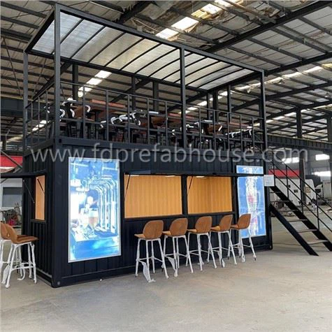 Caifé Coimeádán Dubh dhá stór